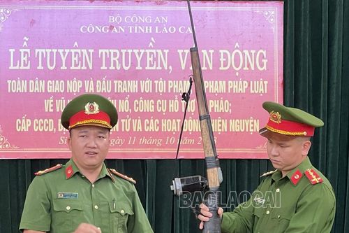 Thí điểm mô hình toàn dân đấu tranh với tội phạm, vi phạm pháp luật về vũ khí, vật liệu nổ