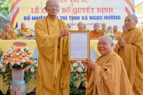 BR-VT: Công bố quyết định bổ nhiệm trụ trì tịnh xá Ngọc Hương đến Ni sư Thích nữ Nhẫn Liên