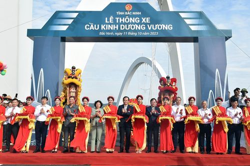 Bắc Ninh khánh thành cầu vòm thép cao nhất Việt Nam