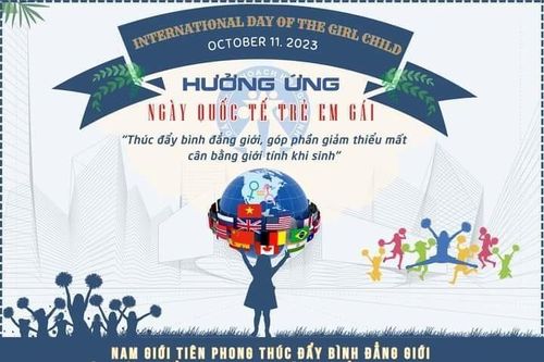 Ngày Quốc tế Trẻ em gái: Giảm thiểu mất cân bằng giới tính