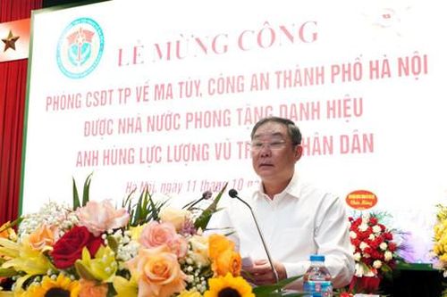 Ghi nhận chiến công của lực lượng Cảnh sát phòng, chống ma túy Công an Thủ đô