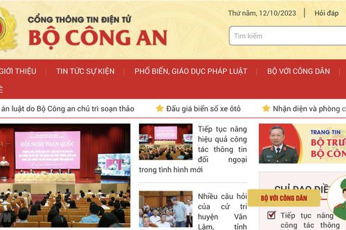 Từ 15-11: Những thông tin nào Bộ Công an sẽ cung cấp trên mạng?