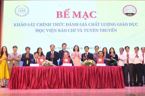 Bế mạc khảo sát đánh giá chất lượng giáo dục HV Báo chí và Tuyên truyền
