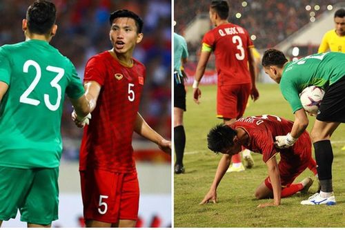 Văn Hậu chấn thương, được Đặng Văn Lâm chăm sóc ân cần khiến hàng triệu con tim tan chảy