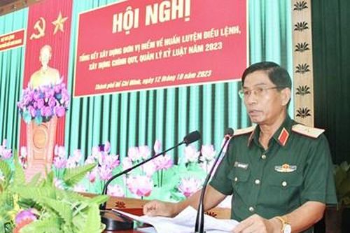 Bộ tư lệnh TP Hồ Chí Minh đẩy mạnh xây dựng chính quy