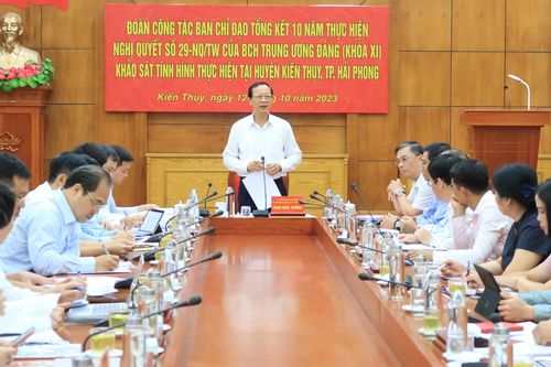 Nhiều thành quả trong 10 năm thực hiện Nghị quyết 29 tại Hải Phòng