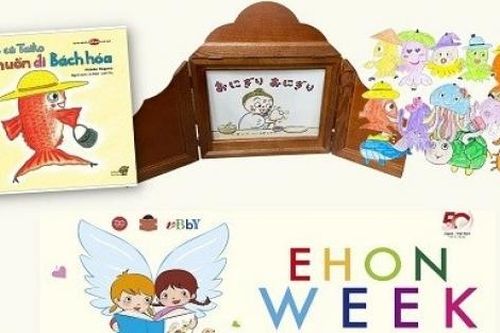 Phong phú chuỗi sự kiện 'Tuần sách kết nối – Ehon Week' tại Hà Nội