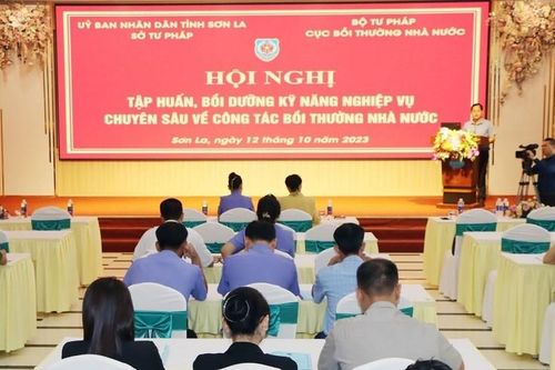 Bộ Tư pháp tập huấn công tác bồi thường Nhà nước tại Sơn La