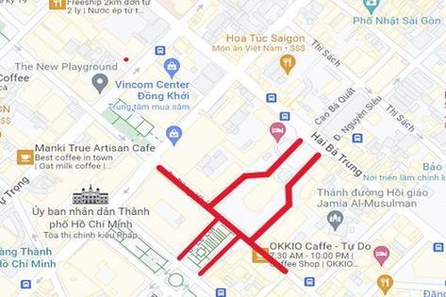 Cấm xe các đoạn đường quanh Nhà hát TPHCM vào sáng cuối tuần