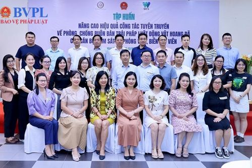 Tập huấn tuyên truyền phòng, chống buôn bán động vật hoang dã trái pháp luật