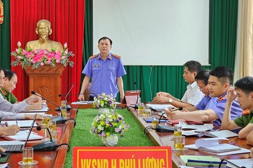 Hội nghị giao ban Liên ngành tố tụng huyện Phú Lương
