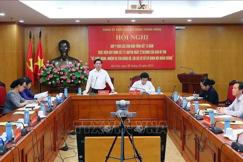 Phát huy vai trò lãnh đạo của các tổ chức cơ sở đảng trong cơ quan hội quần chúng