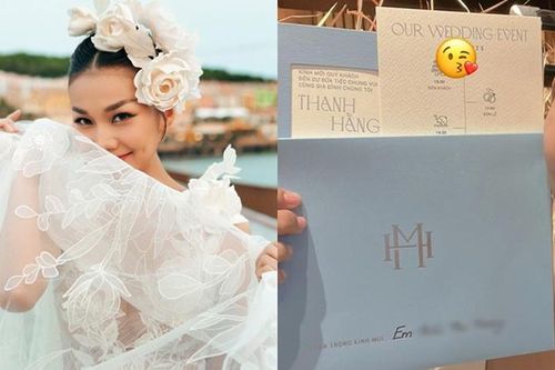Hé lộ thông tin hiếm hoi về đám cưới của Thanh Hằng