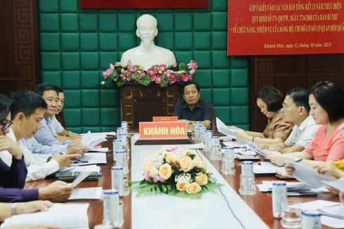 Hội nghị trực tuyến lấy ý kiến góp ý Quy định 171 của Ban Bí thư