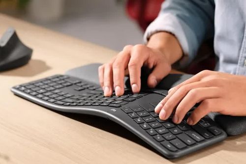 Bàn phím công thái học Wave Keys, sản phẩm tiện dụng cho người dùng văn phòng