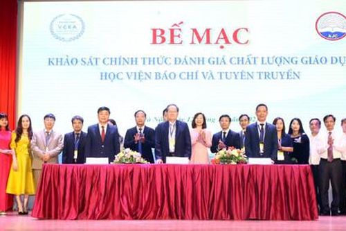 Bế mạc đợt khảo sát chính thức đánh giá ngoài cơ sở giáo dục tại Học viện Báo chí và Tuyên truyền