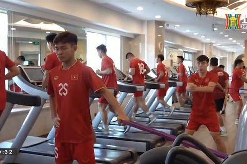 Đội tuyển Việt Nam sẵn sàng cho trận giao hữu với Uzbekistan