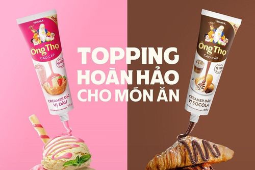 Ông Thọ sáng tạo đổi mới với dòng sản phẩm Topping từ sữa vị Sô cô la & Dâu