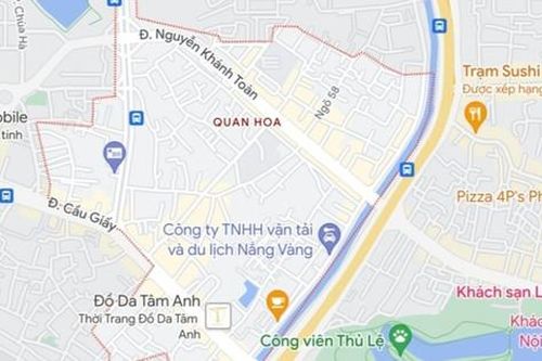 Quận Cầu Giấy đề xuất điều chỉnh địa giới phường Quan Hoa, Yên Hòa