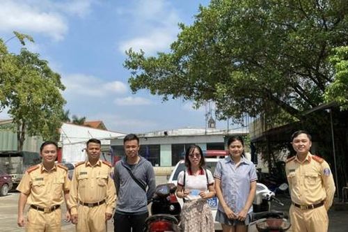 Tra dữ liệu, tìm được xe máy bị mất cho người dân
