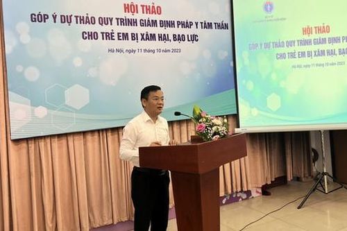 Giám định pháp y tâm thần trẻ em bị ngược đãi còn rất hạn chế
