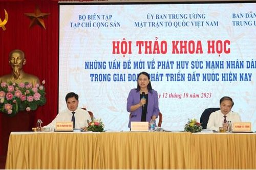 Sức mạnh nội sinh từ nhân dân