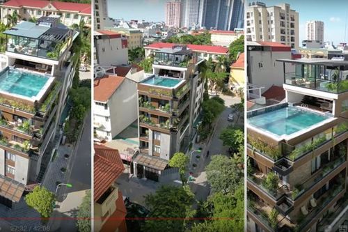 Cận cảnh biệt thự 'chống trộm' 1.100m2, view toàn Hà Nội