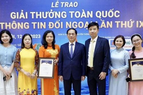 Báo Thế giới và Việt Nam giành 4 giải tại Giải thưởng toàn quốc về thông tin đối ngoại lần thứ IX