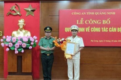 Thượng tá Nguyễn Duy Dũng làm Trưởng Công an TP Hạ Long