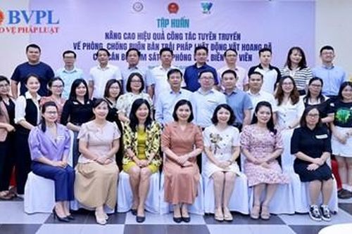 Tập huấn tuyên truyền phòng, chống buôn bán động vật hoang dã trái pháp luật