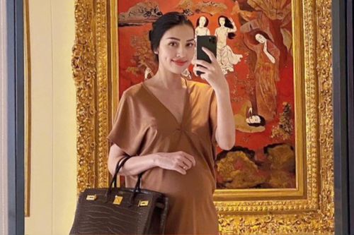 Nhan sắc siêu mẫu Huỳnh Thanh Tuyền khi mang thai lần 4