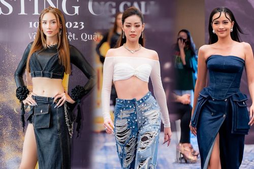 Dàn hậu 'hoàn vũ' đọ style nóng bỏng khi làm giám khảo catwalk