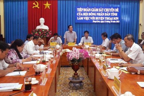 Phó Chủ tịch HĐND tỉnh An Giang Đỗ Tấn Kiết yêu cầu tăng cường thanh, kiểm tra, xử lý vi phạm trong quản lý sử dụng đất công