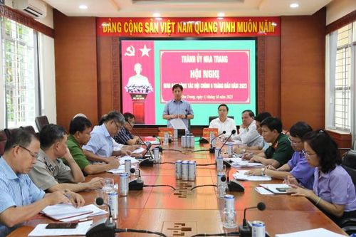 Nha Trang: Giao ban công tác nội chính 9 tháng đầu năm 2023