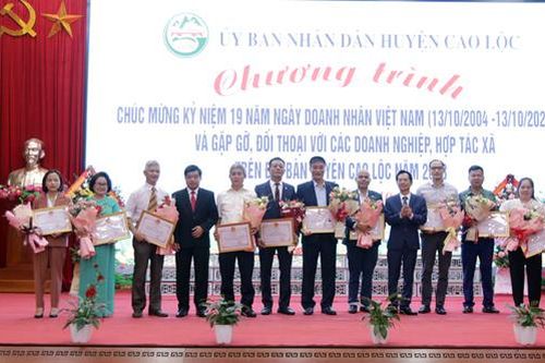 UBND huyện Cao Lộc gặp mặt, đối thoại với doanh nghiệp, hợp tác xã