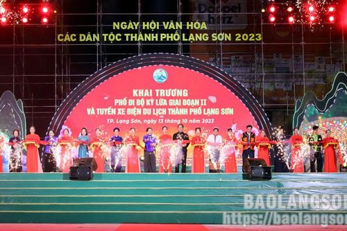 Khai mạc Ngày hội văn hóa các dân tộc thành phố Lạng Sơn năm 2023