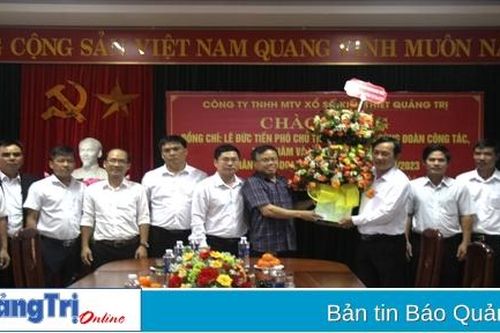 Phó Chủ tịch UBND tỉnh Lê Đức Tiến thăm doanh nghiệp nhân Ngày Doanh nhân Việt Nam