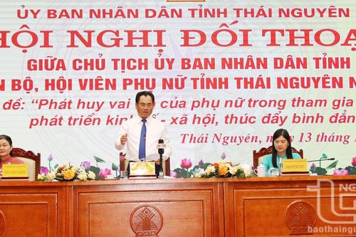 Chủ tịch UBND tỉnh đối thoại với đại biểu phụ nữ: Dân chủ, cởi mở, nhiều vấn đề được giải quyết ngay