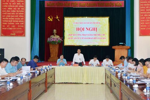 Phú Bình: 20/20 xã, thị trấn đạt tiêu chí quốc gia về y tế