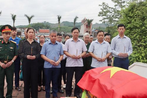 Võ Nhai: Đón nhận, an táng hài cốt liệt sĩ
