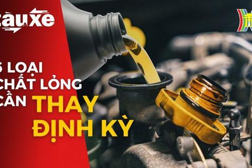 6 loại chất lỏng trên ô tô cần thay thế định kỳ