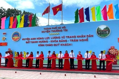 Hà Nội: Huyện Thường Tín khánh thành 2 dự án trọng điểm
