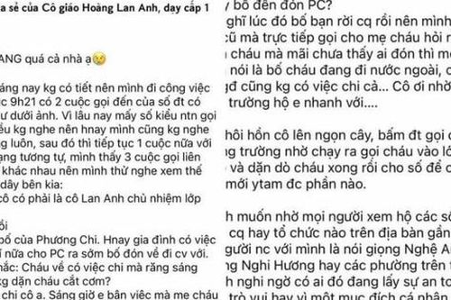 Sự thật về thông tin 'giả phụ huynh' gọi điện cho cô chủ nhiệm xin đón học sinh