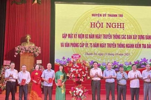 Thanh Trì kỷ niệm 93 năm ngày truyền thống các ban Đảng, Văn phòng cấp ủy
