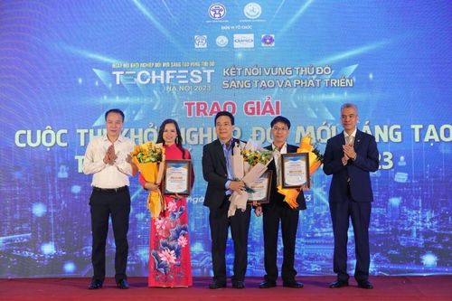 Nhiều dự án xuất sắc được trao giải 'Khởi nghiệp đổi mới sáng tạo Hà Nội năm 2023'