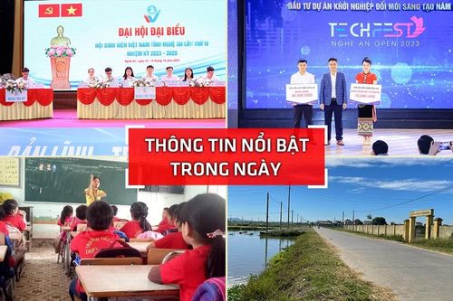 Thông tin nổi bật ngày 14/10 tại Nghệ An