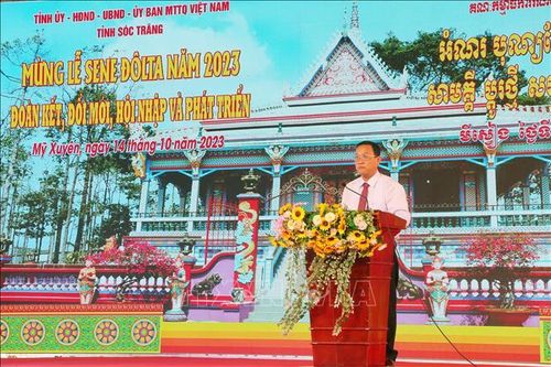 Đồng bào dân tộc Khmer (Sóc Trăng) tổ chức đón Lễ Sene Dolta