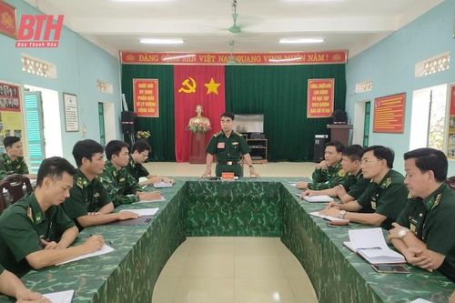 Đồn Biên phòng Quang Chiểu diễn tập chiến thuật đồn Biên phòng