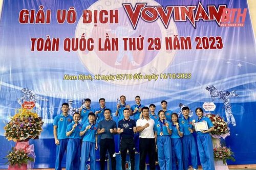 VĐV Thanh Hóa giành thành tích cao tại Giải vô địch Vovinam toàn quốc năm 2023