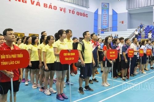 Gần 300 vận động viên tham gia Giải thể thao truyền thống Khối thi đua các cơ quan tài chính - ngân hàng năm 2023